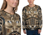 Mechanical Steampunk Robot Unisex Sweatshirt Winter Wear, PF - 90008