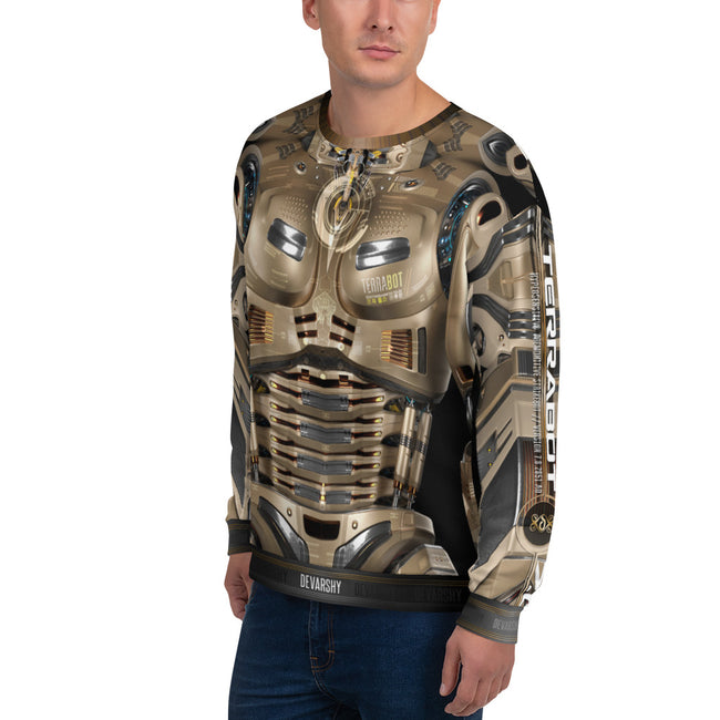 Mechanical Steampunk Robot Unisex Sweatshirt Winter Wear, PF - 90008