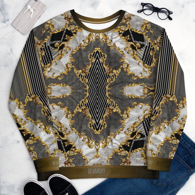 European Baroque Unisex Sweatshirt For Winter, PF - 0008