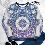 Circle Of Floral Unisex Sweatshirt For Lounge Wear, PF - 0040