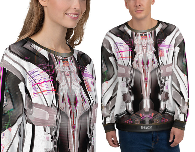 Futuristic Time Machine Unisex Sweatshirt, PF - 900031
