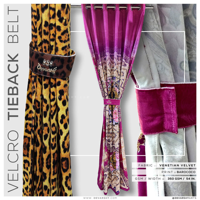 Magenta Art Nouveau PREMIUM Curtain Panel. Available on 12 Fabrics. Made to Order.100146