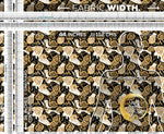 Ornamental Chains Apparel Fabric 3Meters+, 6 Designs | 8 Fabrics Option | Baroque Fabric By the Yard | 041