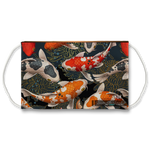 Japanese Koi Fish Face Mask With Filter And Nose Wires - 11154