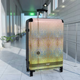 Pastel Damask Suitcase 3 Sizes Carry-on Suitcase Damask Print Luggage Hard Shell Suitcase with Wheels  | 100267