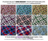 Colors of Plaids Upholstery Fabric 3meters | 9 Designs | 13 Fabrics | Tartan Plaid Fabric by the Yard | 082