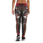 Red Futuristic Alien Robot Unisex Joggers, Sweatpants for Men and Women, PF - 90006B