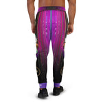 Pink Disco Aviator Skulls Sweatpants, Unisex Joggers for Winter, PF - 101250C
