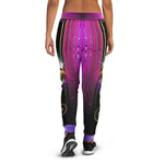 Pink Disco Aviator Skulls Sweatpants, Unisex Joggers for Winter, PF - 101250C