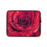 Roses are Red Printed Laptop Sleeve, Lightweight Neoprene Laptop Pouch, Devarshy, PF - 1013