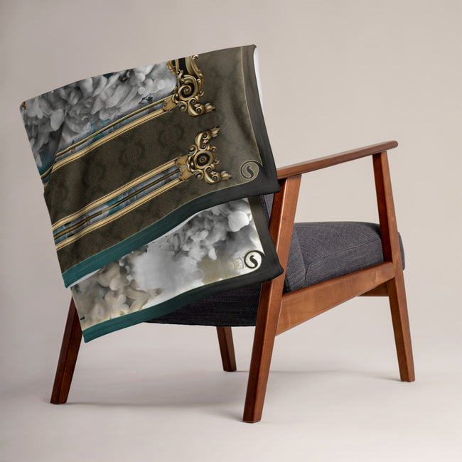 I Dream of a Baroque Paradise.. Printed Throw Blanket, Soft Fleece Blanket, Devarshy Home, PF - 001