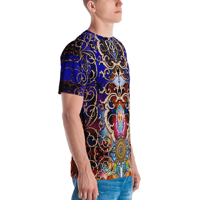 BAROQUE Royal Ornate Printed Men's T-Shirt, PF - 1053A