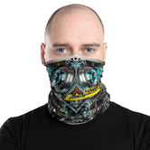 Hydraulic Malfunction Steampunk Neck Gaiter, Futuristic Face Mask, PF - 11366