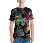 MICROCOSMOS Dark Organic Culture Devarshy Printed Men's T-Shirt PF - 9999A