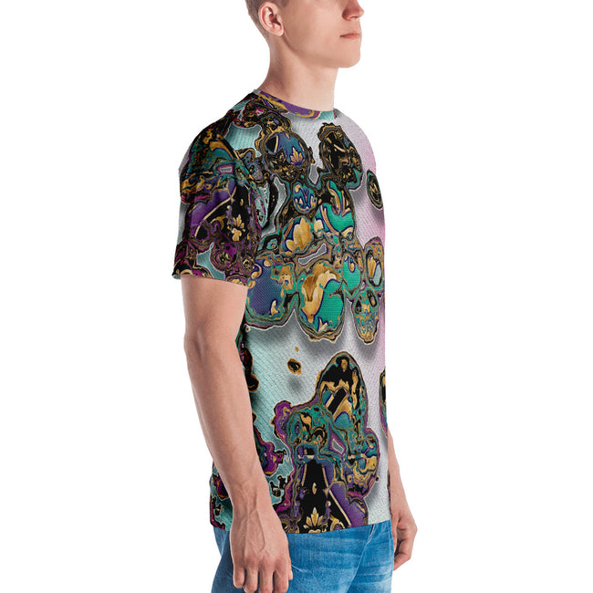 MICROCOSMOS Organic Culture Devarshy Printed Jersey Men's T-Shirt PF - 9999B