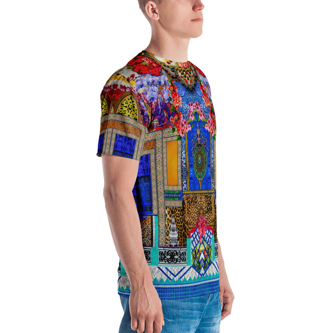 NATURE MORTE Radiant Florals Devarshy Men's Printed Jersey T-Shirt - 001