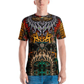 Bejeweled Animal Print Men's T-Shirt, PF - 1108A