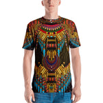 MAASAI-ENGAI Ornate Brown Devarshy Animal Print Men's Printed T-Shirt PF - 1072B