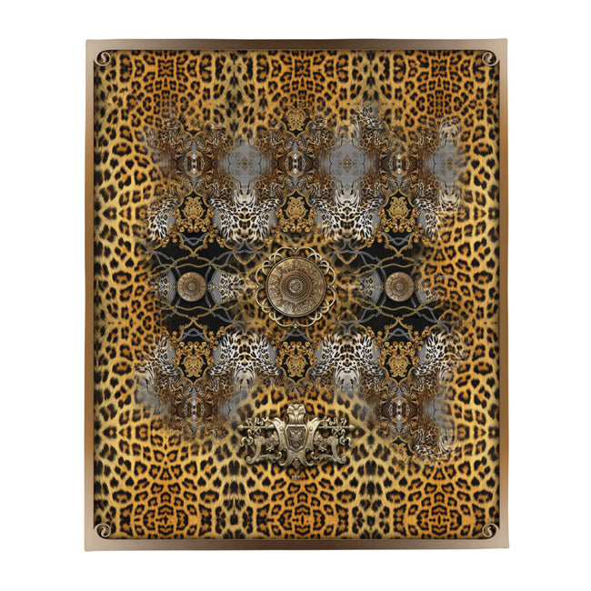 Leopard Animal Print Throw Blanket, Printed Fleece Blanket, Devarshy Home, PF - 006
