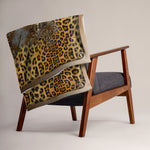 Leopard Animal Print Throw Blanket, Printed Fleece Blanket, Devarshy Home, PF - 006