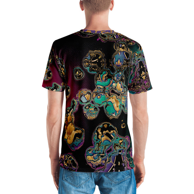 MICROCOSMOS Dark Organic Culture Devarshy Printed Men's T-Shirt PF - 9999A