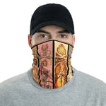 Muchas Gracias Art Nouveau Neck Gaiter, Fabric Face Mask, PF - 11168