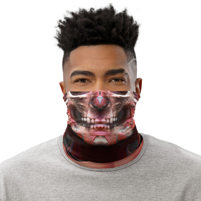 Muscle And Bones Neck Gaiter, Human Face Mask For Safety And Social Distancing Neck Tube, PF - 11242