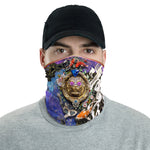 Japanese Decorative Koi Fish Neck Gaiter (2 Zen Designs), Unisex Face Mask For Face Protection And Neck Tube, PF - 11179