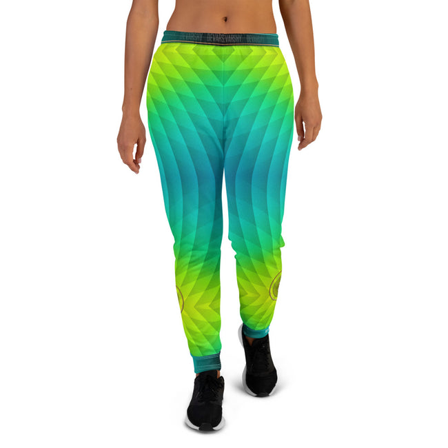 Green Neon Colors Unisex Joggers, Male and Female Sweatpants, PF - 11196B