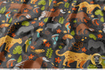 Animal Patterns Apparel Fabric 3Meters+|9 Designs | 8 Fabrics Option | Kids Fabric By the Yard | 028