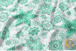 Snowflakes Print Apparel Fabric 3Meters+, 9 Designs | 8 Fabrics Option | Fabric By the Yard | 071