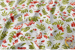Xmas Florals Apparel Fabric 3Meters+, 9 Designs | 8 Fabrics Option | Fabric By the Yard | 072