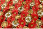 Decorative Circles Apparel Fabric 3Meters+, 9 Designs | 8 Fabrics Option | Fabric By the Yard | 031