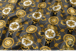 Decorative Circles Apparel Fabric 3Meters+, 9 Designs | 8 Fabrics Option | Fabric By the Yard | 031