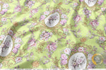 VICTORIAN Florals Apparel Fabric 3Meters+, 6 Designs | 8 Fabrics Option | Baroque Fabric By the Yard | 046