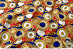 Decorative Circles Apparel Fabric 3Meters+, 9 Designs | 8 Fabrics Option | Fabric By the Yard | 031